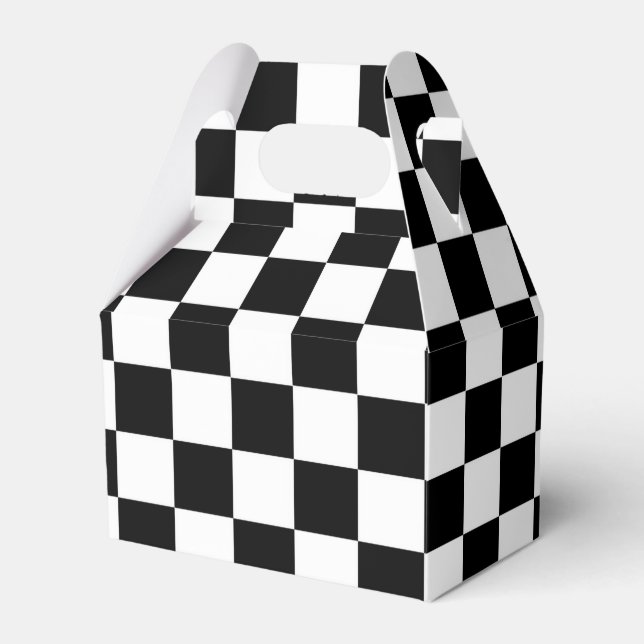 The Chequered Flag Favour Box (Front Side)