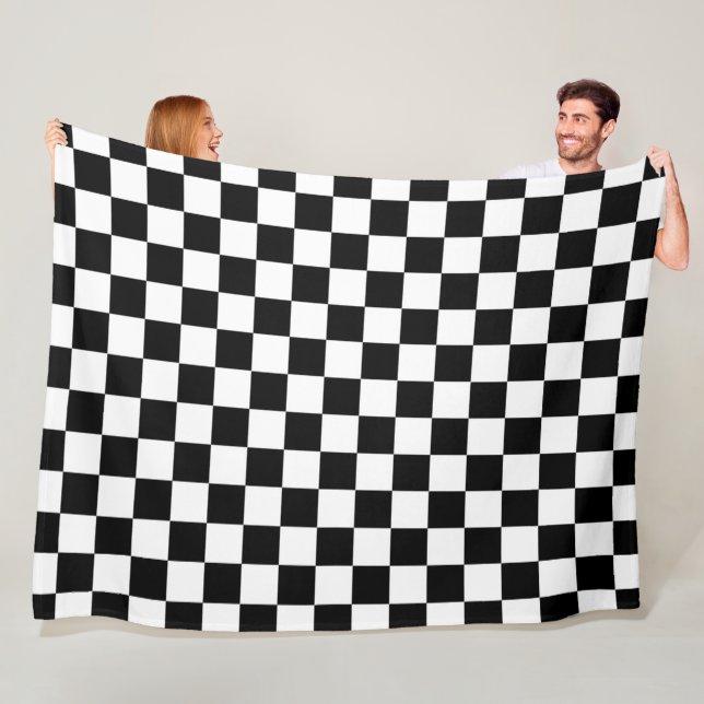 The Chequered Flag Fleece Blanket (In Situ)