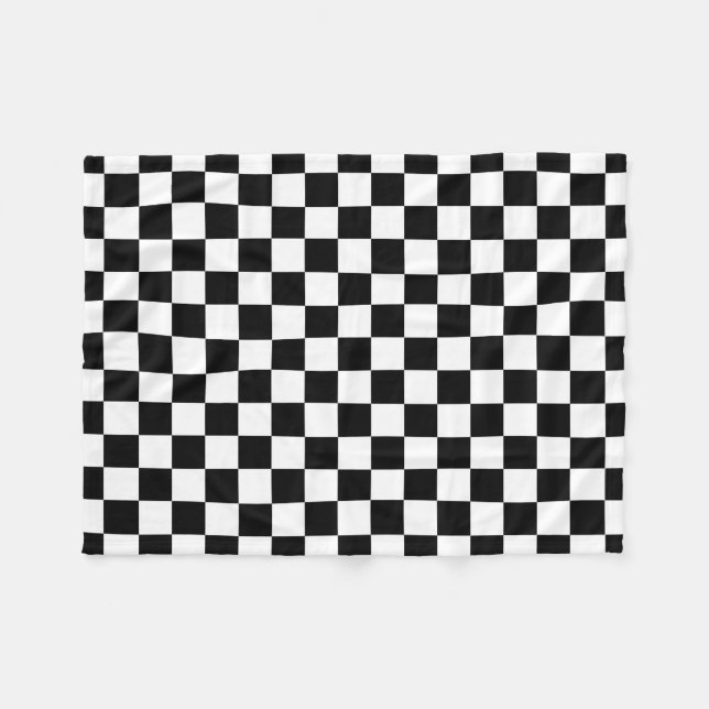 The Chequered Flag Fleece Blanket (Front (Horizontal))