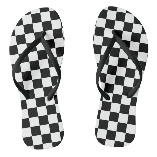 The Chequered Flag Jandals (Footbed)