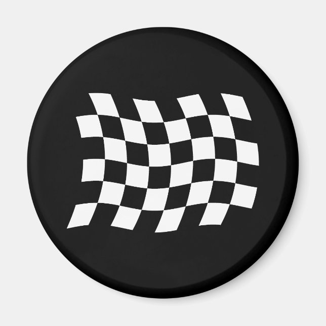 The Chequered Flag Magnet (Front)