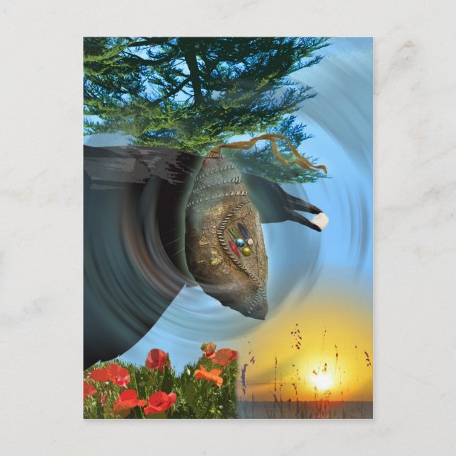 The Cherokee Chrysalis Postcard (Front)