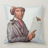 The Cherokee Scholar, Sequoyah (1776-1843) (colour
