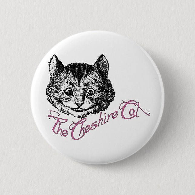 The Cheshire Cat 6 Cm Round Badge (Front)