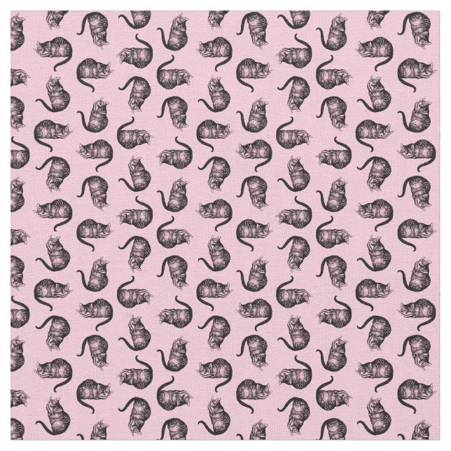 The Cheshire Cat from Alice in Wonderland CUSTOM Fabric (Close Up)