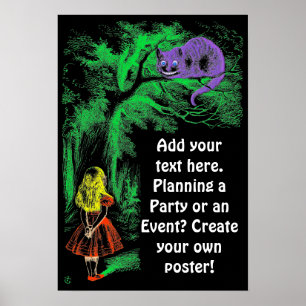 "The Cheshire Cat" from "Alice in Wonderland" Poster