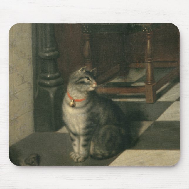 The Chess Players, c.1670 Mouse Pad (Front)