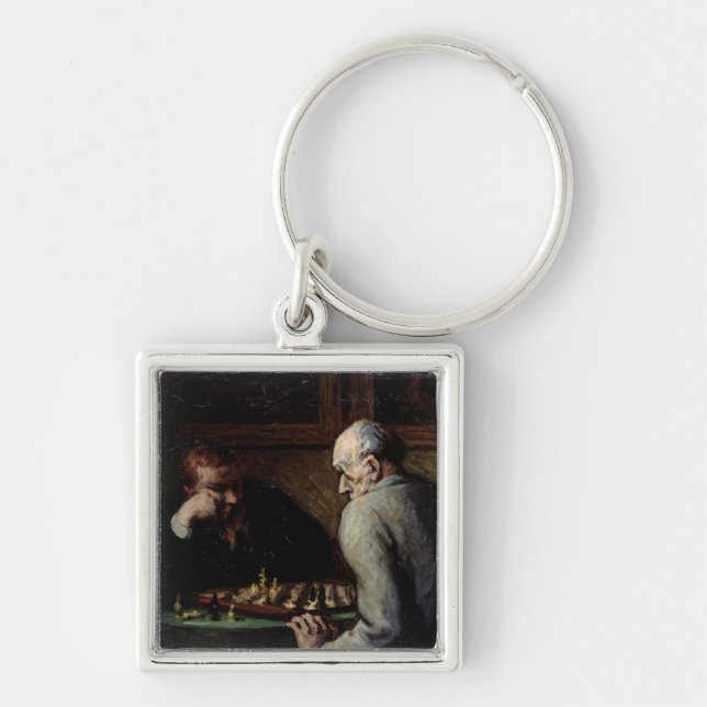 The Chess Players, c.1863-67 Key Ring (Front)
