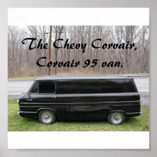 The Chevy Corvair, Corvair 95 van. Poster