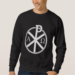 The Chi-Rho Cross - Jesus Christ Symbol - v4 Sweatshirt