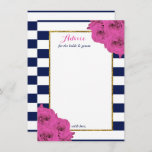 The Chic Modern Luxe Wedding Collection Pink Roses Advice Card<br><div class="desc">Celebrate in style with these chic advice cards. The simple yet stylish design will allow your guests to write a note of advice for you to keep and read over in years to come. The wording is easy to personalise so these cards can quickly be transformed into advice cards for...</div>