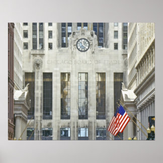'The Chicago Board of Trade, Chicago, Illinois' Poster