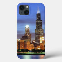 The Chicago skyline from the Adler Planetarium
