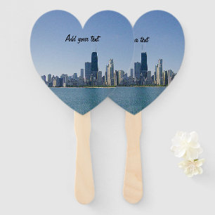 The Chicago Skyline Hand Fan