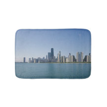 The Chicago Skyline with Mirrored Pattern