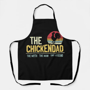 The Chicken Dad The Myth Man Legend Pet Lover Apron