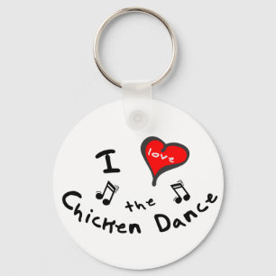 the Chicken Dance Gifts - I Heart the Chicken Danc Key Ring
