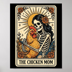 The Chicken Mum Tarot Card _5 Poster