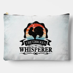 The Chicken Whisperer Funny Accessory Pouch