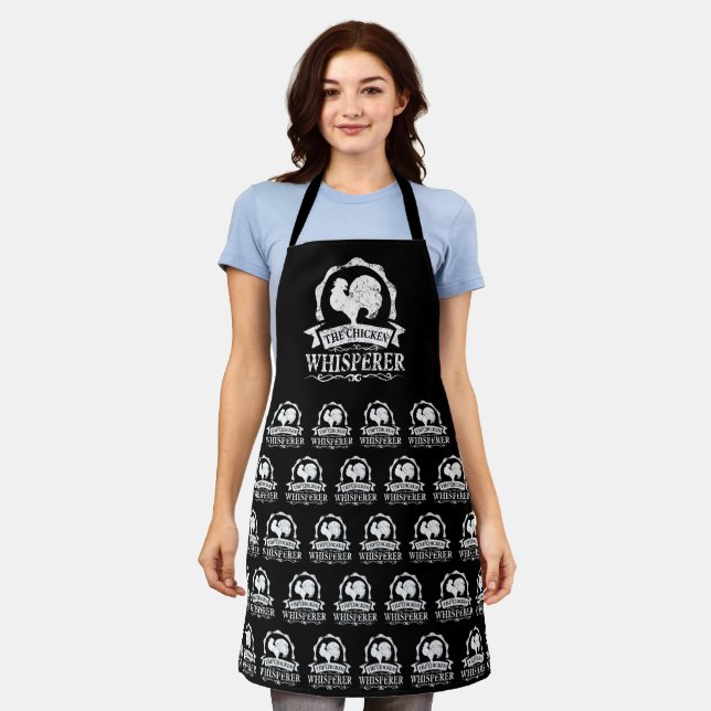 The Chicken Whisperer Funny Apron (Worn)