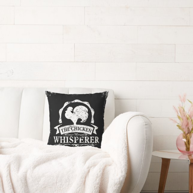 The Chicken Whisperer Funny Cushion (Couch)