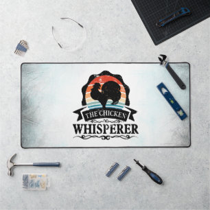 The Chicken Whisperer Funny Desk Mat
