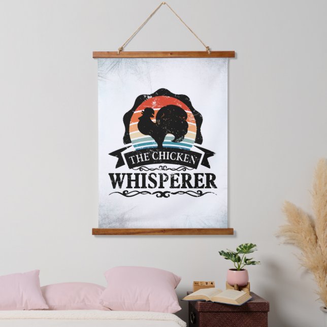 The Chicken Whisperer Funny Hanging Tapestry (Bedroom)