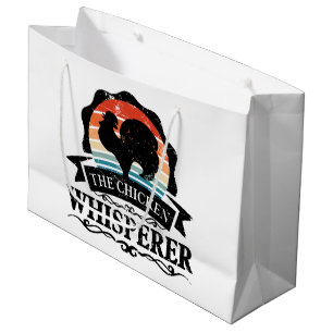 The Chicken Whisperer Funny Large Gift Bag