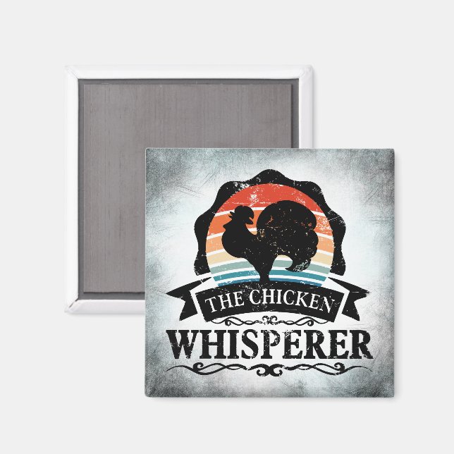 The Chicken Whisperer Funny Magnet (Front/Back)