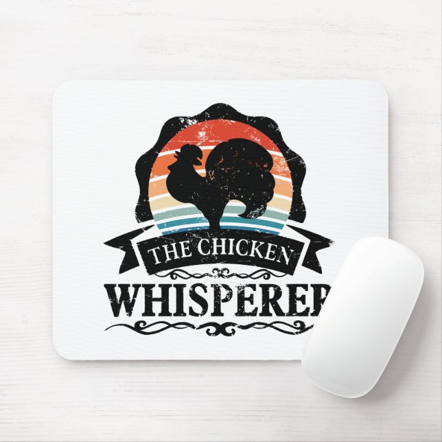 The Chicken Whisperer Funny Mouse Pad (With Mouse)