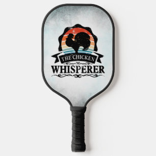The Chicken Whisperer Funny Pickleball Paddle