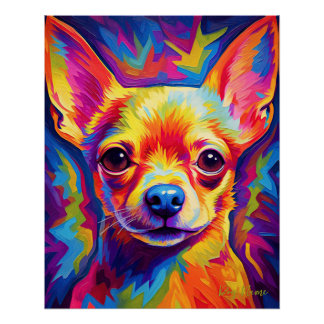 The Chihuahua Dog 005 - Zetton Ziana Poster