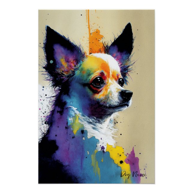 The Chihuahua Dog - Composition 002 Poster (Front)