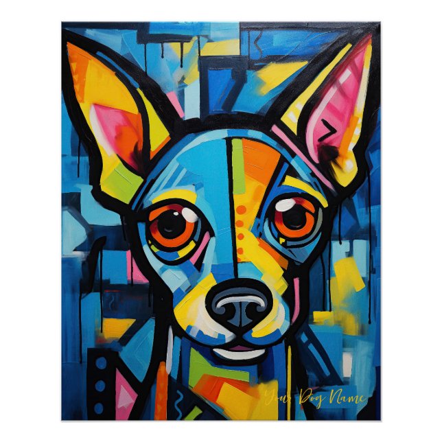 The Chihuahua Dog Portrait 001 - Sable Gabriel Poster (Front)