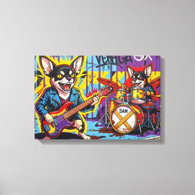 THE CHIHUAHUAS 11 CANVAS PRINT (Front)
