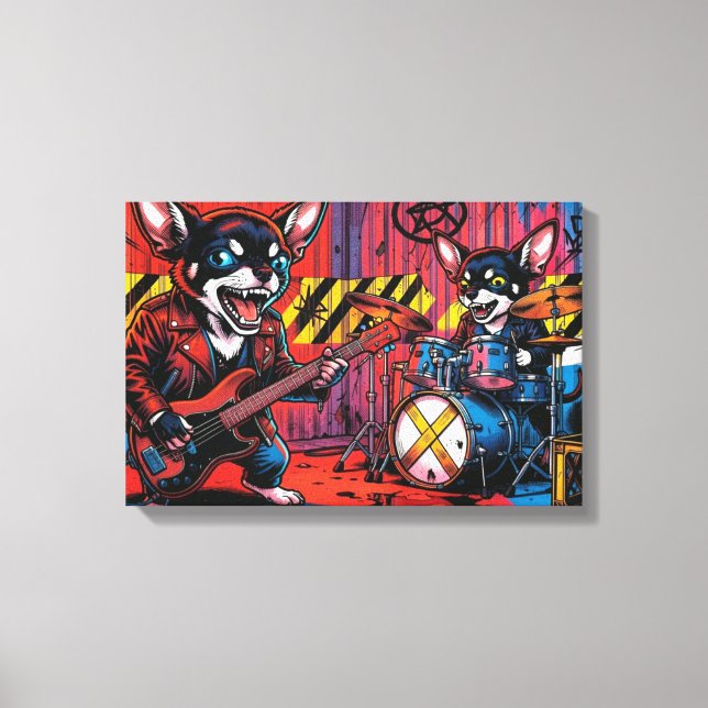 THE CHIHUAHUAS 11A CANVAS PRINT (Front)