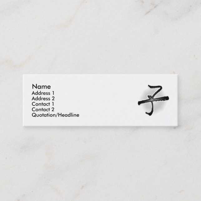 The Child Rat Profile Card (Front)