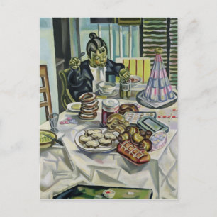 The Child with the Cakes Postcard