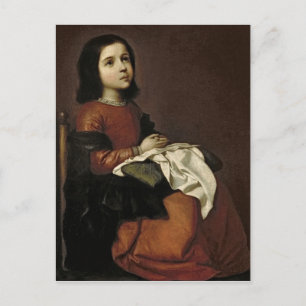 The Childhood of the Virgin, c.1660 Postcard