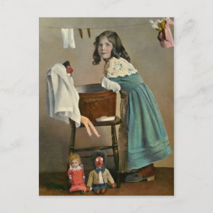 THE CHILDREN GIVE ME SUCH A LOT OF WORK POSTCARD