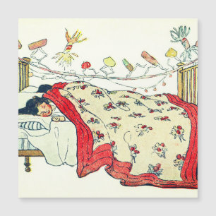 The children were nestled all snug in their beds h