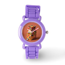The Children's CandyBag Purple Silicone Watch