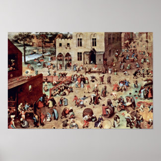 The Children'S Games By Bruegel D. Ä. Pieter (Best Poster