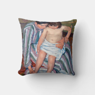 The Child's Bath, Mary Cassatt Cushion