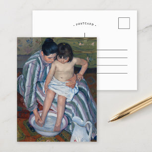 The Child's Bath Mary Cassatt Postcard