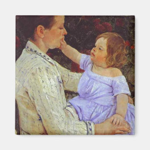 The Child's Caress. c. 1890, Mary Cassatt Magnet