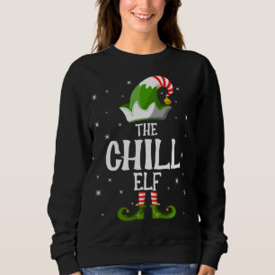 The Chill Elf Family Matching Christmas Sweatshirt