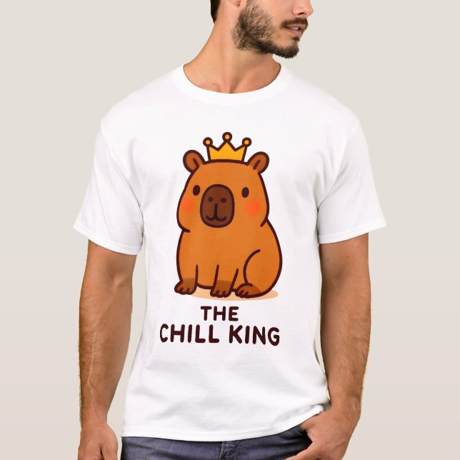 The Chill King Men's Basic T-Shirt (Front)