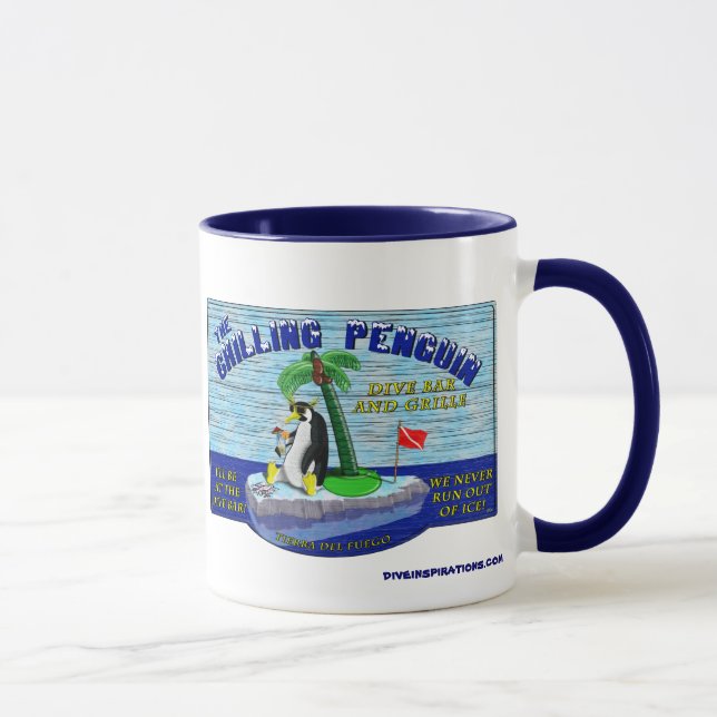 The Chilling Penguin Mug (Right)