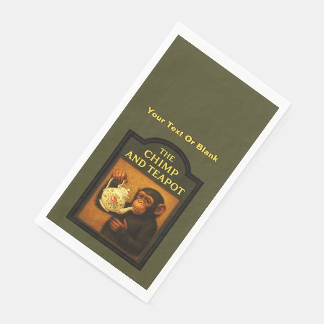 The Chimp And Teapot Pub Napkin (Corner)